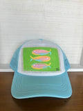 The School Trucker Hat - Light Blue