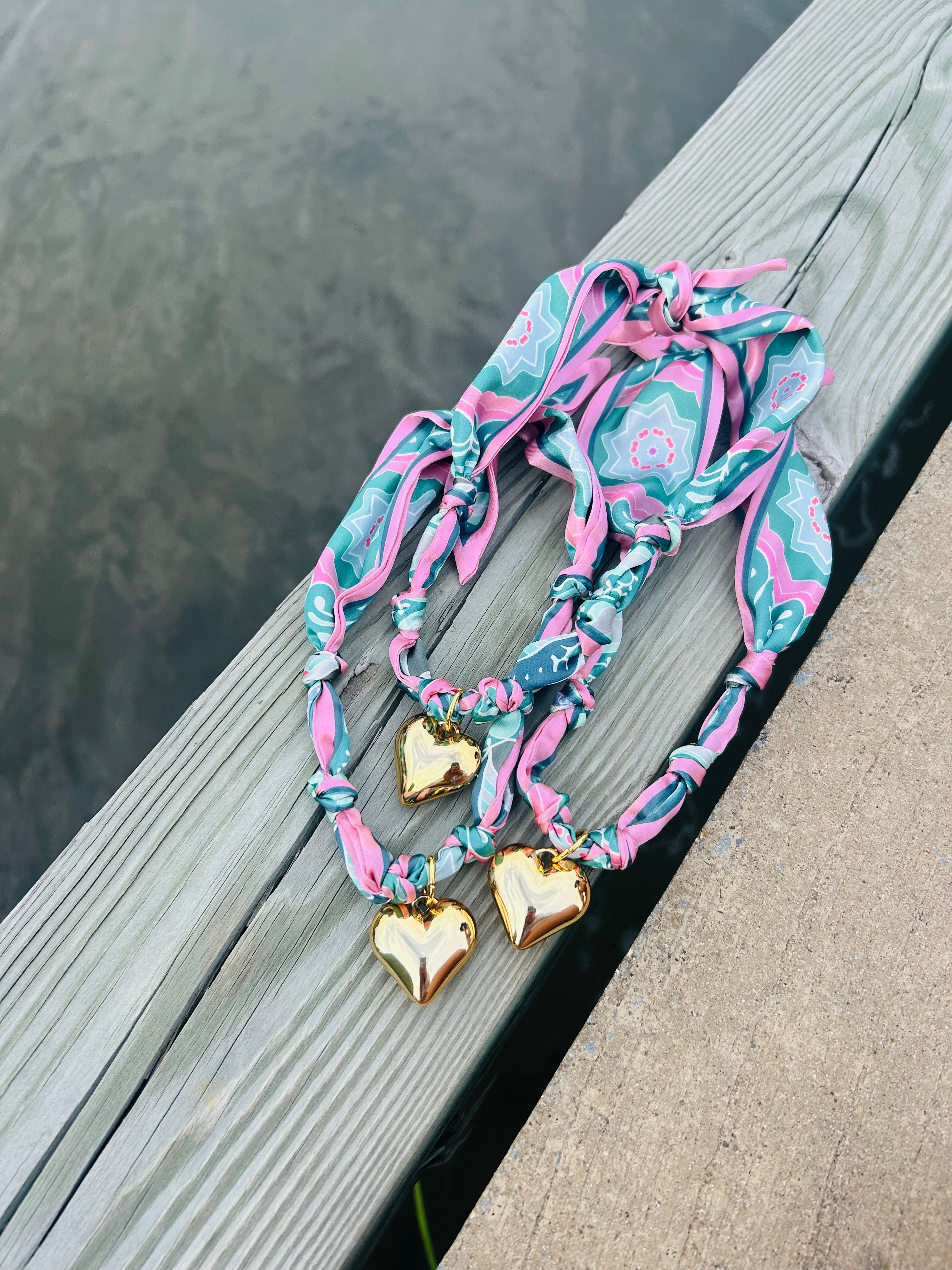 Seaside Social Scarf Necklace