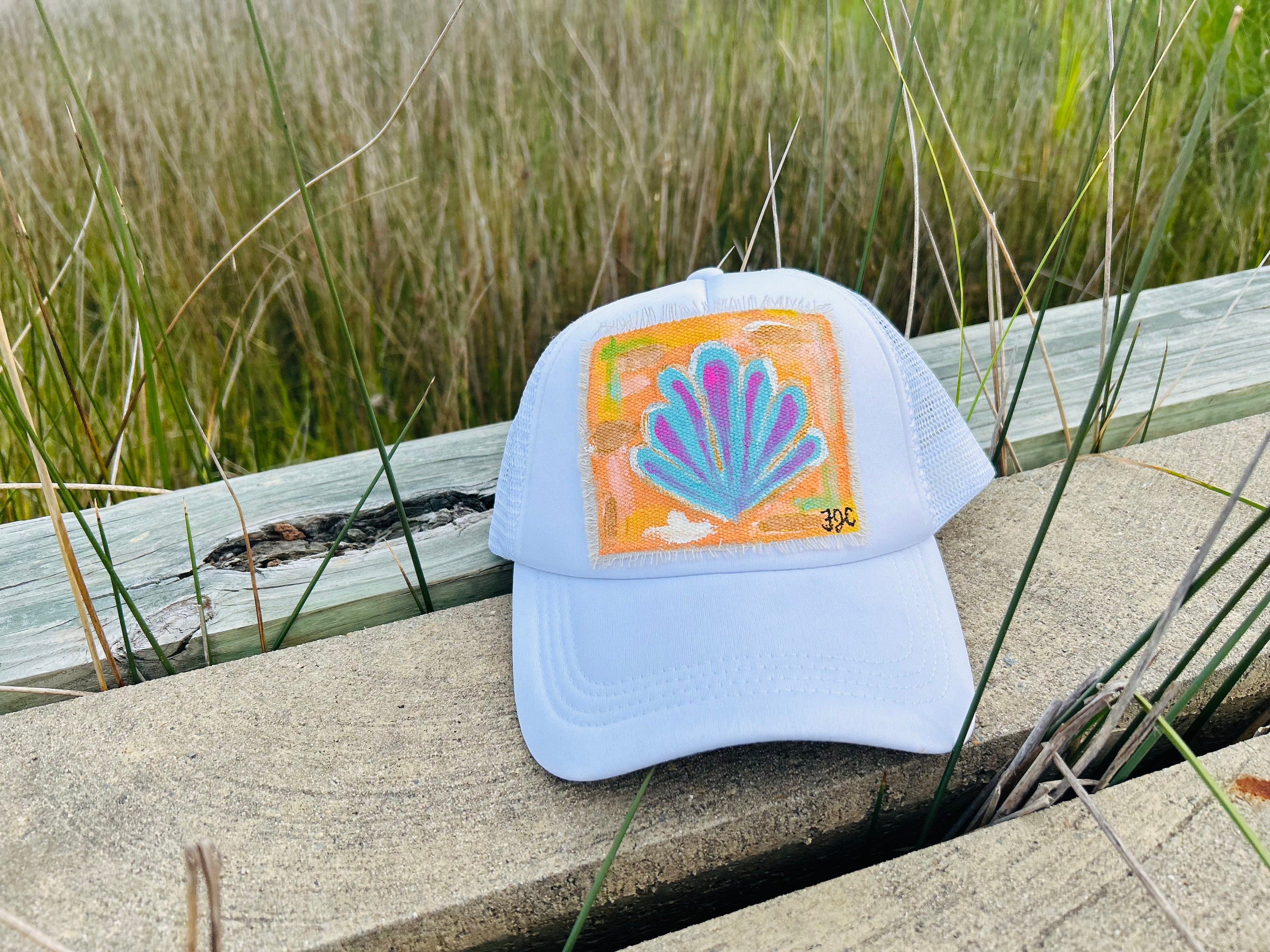 Seashell Social Trucker Hat